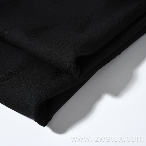 100% Polyester Cut Flower Chiffon Fabric